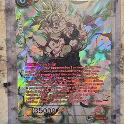 SS Broly Brutality Beyond Measure SPR Foil Dragon Ball Super Card Game NM holo - Image 3