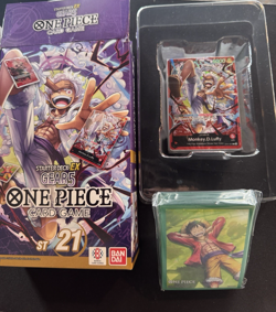One Piece Starter Deck EX Gear 5 ST-21 Sealed Deck & Sleeves NO Bonus Card Pack - Image 1