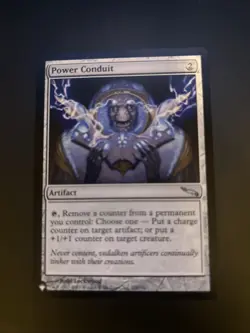 MTG Mirrodin Power Conduit 229/306 Regular Uncommon Card in NM Condition - Image 1