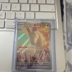 Pokemon Rapidash Full Art Holo Card 189/182 SV10 Destined Rivals 110 HP TCG - Image 1