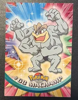 Pokemon Topps Trading Cards (Series 1) #68 "Machamp" NMint-Mint - Image 1