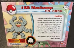 Pokemon Topps Trading Cards (Series 1) #68 "Machamp" NMint-Mint - Image 2