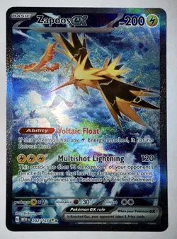 Zapdos ex - 202/165 - SIR - Scarlet & Violet 151 - Pokemon Card - Image 2