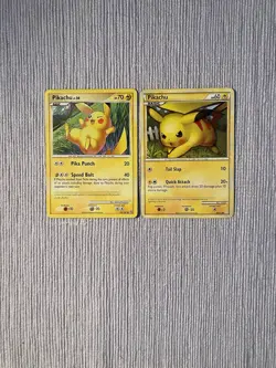 Pokemon TCG Pikachu Stormfront And HeartGold SoulSilver Cards LP - Image 1