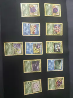 1st Edition Jungle and Fossil Fresh Set Non Holo Just Opened The Packs NM Cards - Image 1