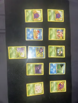 1st Edition Jungle and Fossil Fresh Set Non Holo Just Opened The Packs NM Cards - Image 2