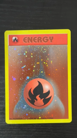 Pokemon League Promo ENERGIZE YOUR GAME Fire Energy Card Vintage - Swirl - Image 2