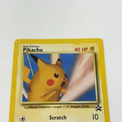 Pokemon Card - Pikachu (SNAP) #26 WoTC Black Star Promo - Image 2