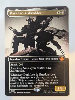 Dark Leo & Shredder (Borderless) Teenage Mutant Ninja Turtles Regular - Image 1