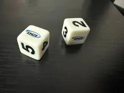 Rare Vintage DCI Duelist MTG Magic Pokemon WotC 6-sided dice - Two (2) - Image 1
