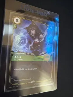 Riftbound League of Legends Ahri Alluring Exclusive Launch Promo English In Hand - Image 2