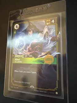 Riftbound League of Legends Ahri Alluring Exclusive Launch Promo English In Hand - Image 3