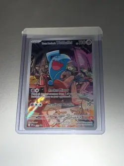 Pokemon TCG Destined Rivals Team Rockets Wobbuffet Promo Card 203 - Image 1