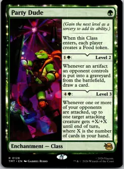 Party Dude R Teenage Mutant Ninja Turtles 128 NM - Image 1