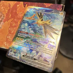 Pokemon Cards Zapdos ex 202/165 151 Special Illustration Rare NM SIR - Image 1