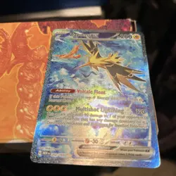 Pokemon Cards Zapdos ex 202/165 151 Special Illustration Rare NM SIR - Image 2