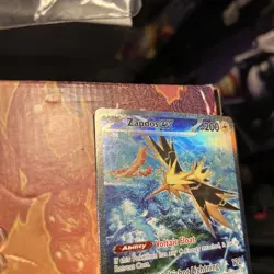 Pokemon Cards Zapdos ex 202/165 151 Special Illustration Rare NM SIR - Image 3
