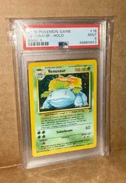 2000 POKEMON BASE SET 2 #18/130 VENUSAUR HOLO PSA 9 - Image 5