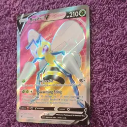 Pokemon Beedrill V 160/189 Astral Radiance Full Art Ultra Rare Holo 210 HP - Image 2