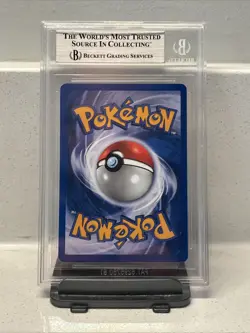 2000 Pokemon Black Star Promo Birthday Pikachu Holo. #24 NM Mint, PSA 8 - Image 3