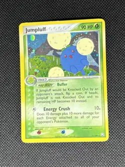 2004 Jumpluff LP+ Holo Rare 11/109 Team Rocket Returns Pokemon TCG Vintage Swirl - Image 1