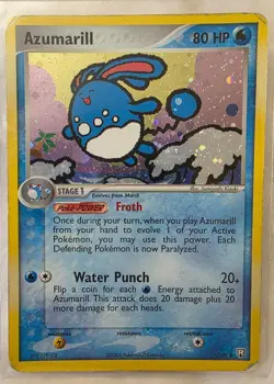 2004 Pokemon EX Team Rocket Returns Azumarill-Holo #1/109 - Image 1