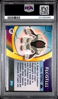 2004 TOPPS POKEMON ADVANCED CHALLENGE #57 REGISTEEL PSA 10 - Image 2