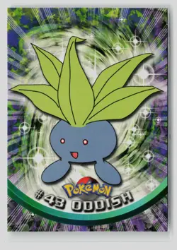 Pokemon 1999 Topps TV Oddish #43 - Image 1