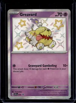 2023-25 Pokemon SV Black Star Promos - SVP EN Greavard VAR #070b - Image 1