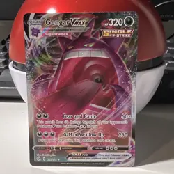 Pokemon Gengar VMAX Ultra Rare Holo 320 HP 157/264 SV: Fusion Strike - Image 1