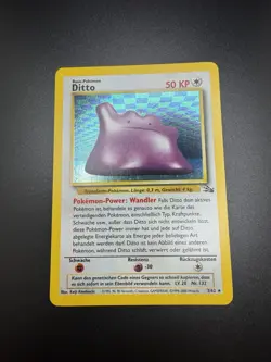 Pokemon TCG German Fossil Ditto Rare 3/62 NM/LP - Image 2