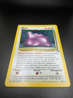 Pokemon TCG German Fossil Ditto Rare 3/62 NM/LP - Image 3