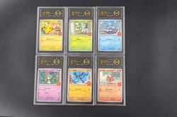 APH Black 10 Pokemon Pikachu Promo 020/M-P McDonald's Japanese Complete Set of 6 - Image 1