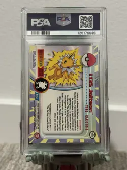 2000 Topps Pokemon TV Jolteon #135 PSA 10 - Image 2