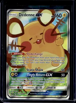 2019 Pokemon SM Unbroken Bonds Dedenne GX Promos #195a /214 - Image 1