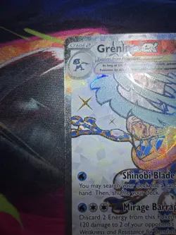 Pokemon TCG Greninja EX 198/167 Sv06: Twilight Masquerade Ultra Rare Holo Engli… - Image 3