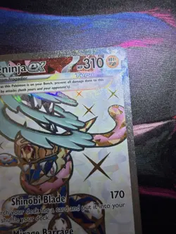 Pokemon TCG Greninja EX 198/167 Sv06: Twilight Masquerade Ultra Rare Holo Engli… - Image 4