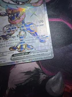 Pokemon TCG Greninja EX 198/167 Sv06: Twilight Masquerade Ultra Rare Holo Engli… - Image 5