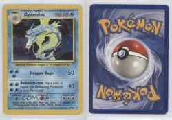 Gyarados Holo MP Pokemon Base Set #6 1999 - Image 3
