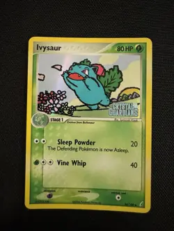 Pokemon Ivysaur 34/100 80HP Uncommon Reverse Holo EX Crystal Guardians 2006 - Image 1