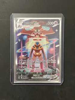 Pokemon Deoxys VMAX Ultra Rare Full Art Holo GG45/GG70 Crown Zenith Gallery NM - Image 1