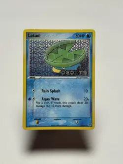 Lotad 63/107 Pokemon Deoxys Reverse Holo Stamped Lightly Played 2005 - Image 1