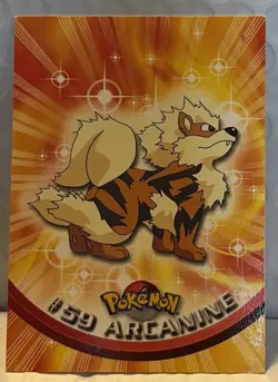 Arcanine #59 Pokemon Topps TV Animation Edition Black Label - Image 1