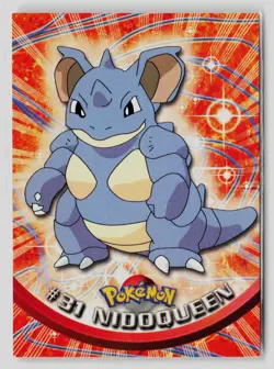 Pokemon 1999 Topps TV Nidoqueen #31 - Image 1