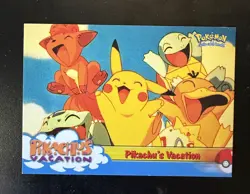 Pikachu’s Vacation Number 42 Topps 1998 Pokemon TCG Collectible Movie Animation - Image 1