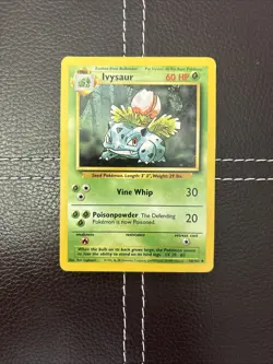 Pokemon TCG - Ivysaur - 30/102 - Unlimited Base Set - VLP Uncommon (1999) - Image 1