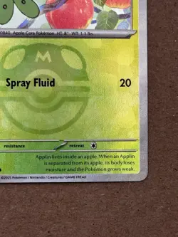 Applin 009/131 Pokemon MASTER BALL Reverse Holo English NM Prismatic Evolutions - Image 4