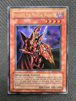 Yugioh Breaker the Magical Warrior Unlimited Edition Ultra Rare DR1-EN126 NM - Image 1