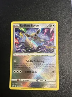 Radiant Eevee - SWSH230 - Pokemon Sword & Shield Promo Holo Rare Card NM - Image 1