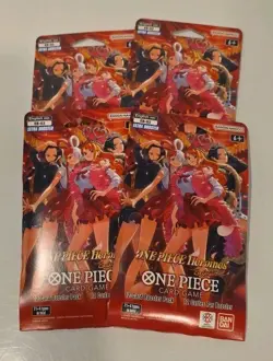 NEW/SEALED X4 One Piece TCG Extra Booster Pack Heroines Edition EB-03 - Image 1